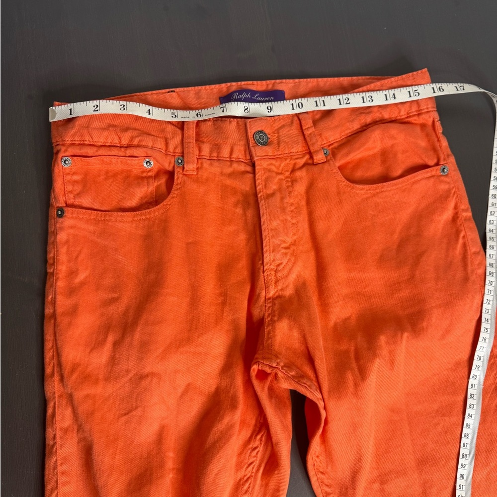 Ralph Lauren Purple Label Orange Pants - Picture 8 of 10